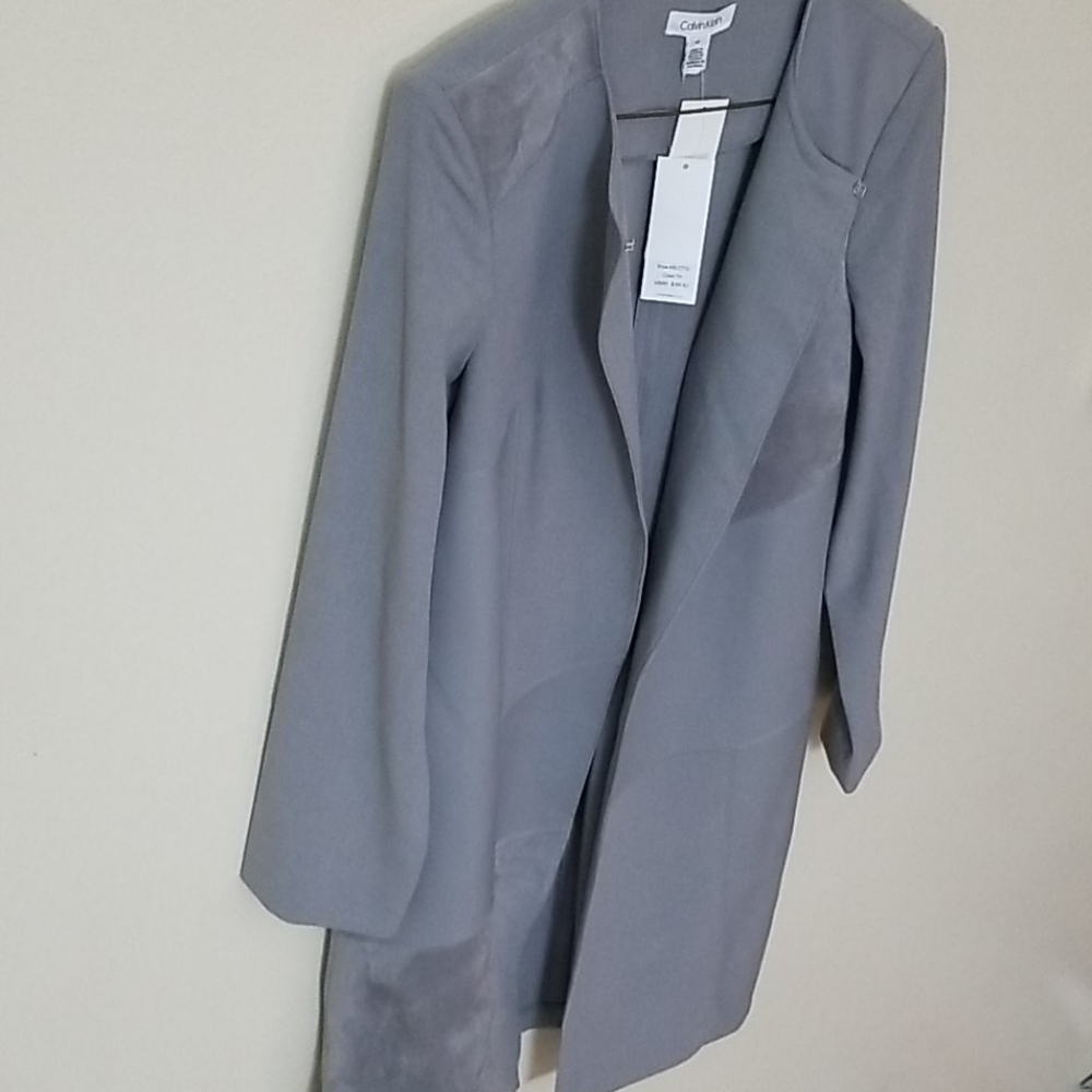 Calvin Klein Gray Coat